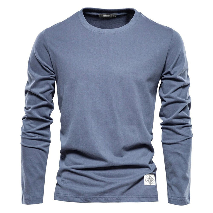 Schlichtes Herren Rundhals-Sweatshirt, ideal für legere Freizeit-Looks & entspannte Tage.