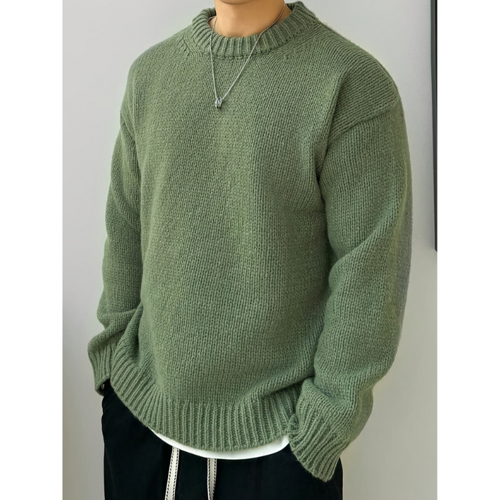 Herren Rundhals-Sweatshirt für zeitlosen Stil & angenehmen Komfort. Ideal für Herbst & Winter.