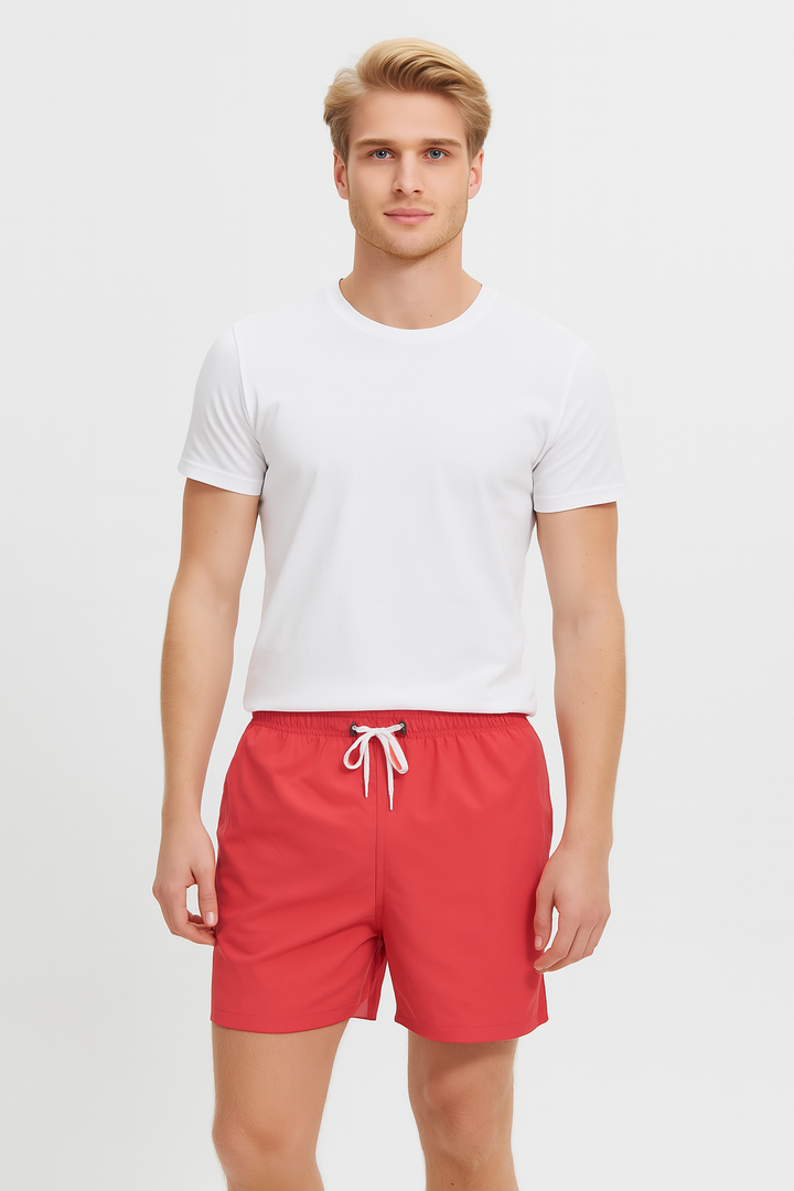 Komfortable Herren Schwimmhose Myron mit atmungsaktivem Netzinnenfutter & verstellbarem Kordelzug.