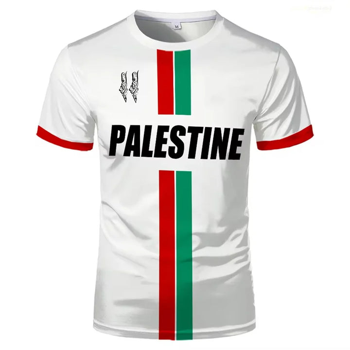 Herren Palästina Fußballtrikot, atmungsaktiv & stilvoll, kurzärmliges Sportshirt für Fans & Freizeit.