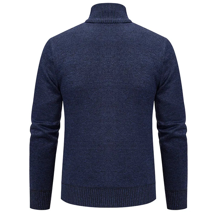 Moderne Herren Oberbekleidung: Feinstrick Cardigan mit Reißverschluss, komfortabel und elegant für Herren.