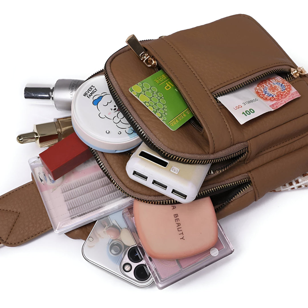 Vielseitige Damen Crossbody Umhängetasche, elegant für Alltag, Reise oder besondere Anlässe.