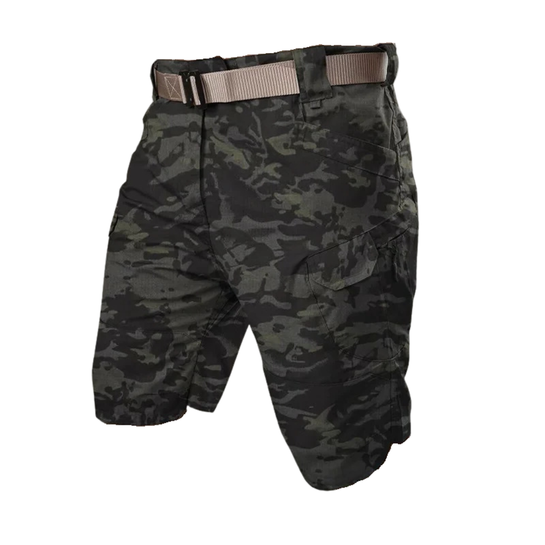 Detailansicht: Reißverschlusstasche der Herren Outdoor Cargo Shorts. Sicherer Stauraum für unterwegs.