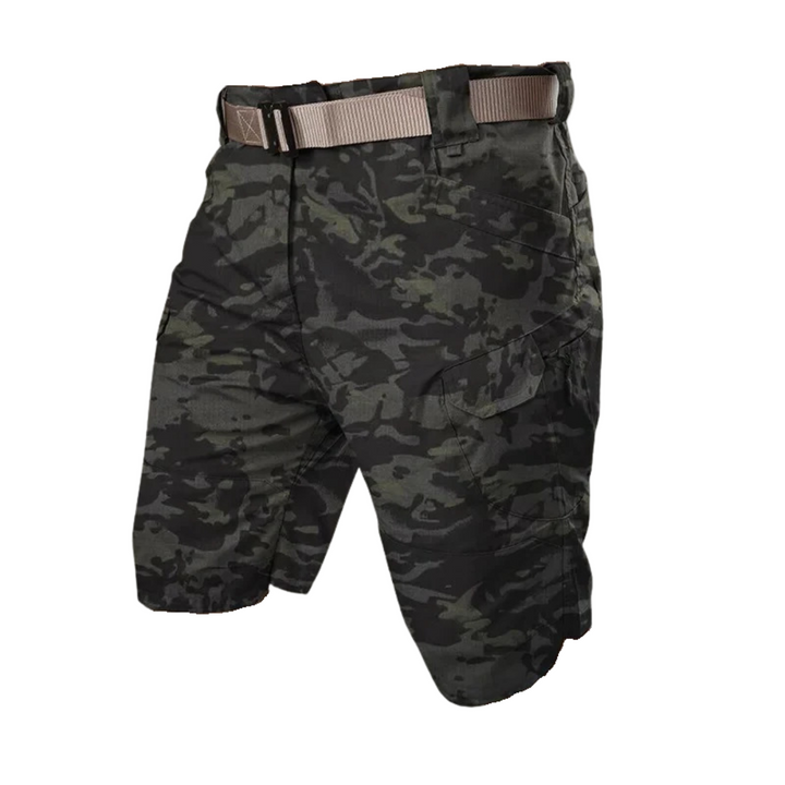 Detailansicht: Reißverschlusstasche der Herren Outdoor Cargo Shorts. Sicherer Stauraum für unterwegs.