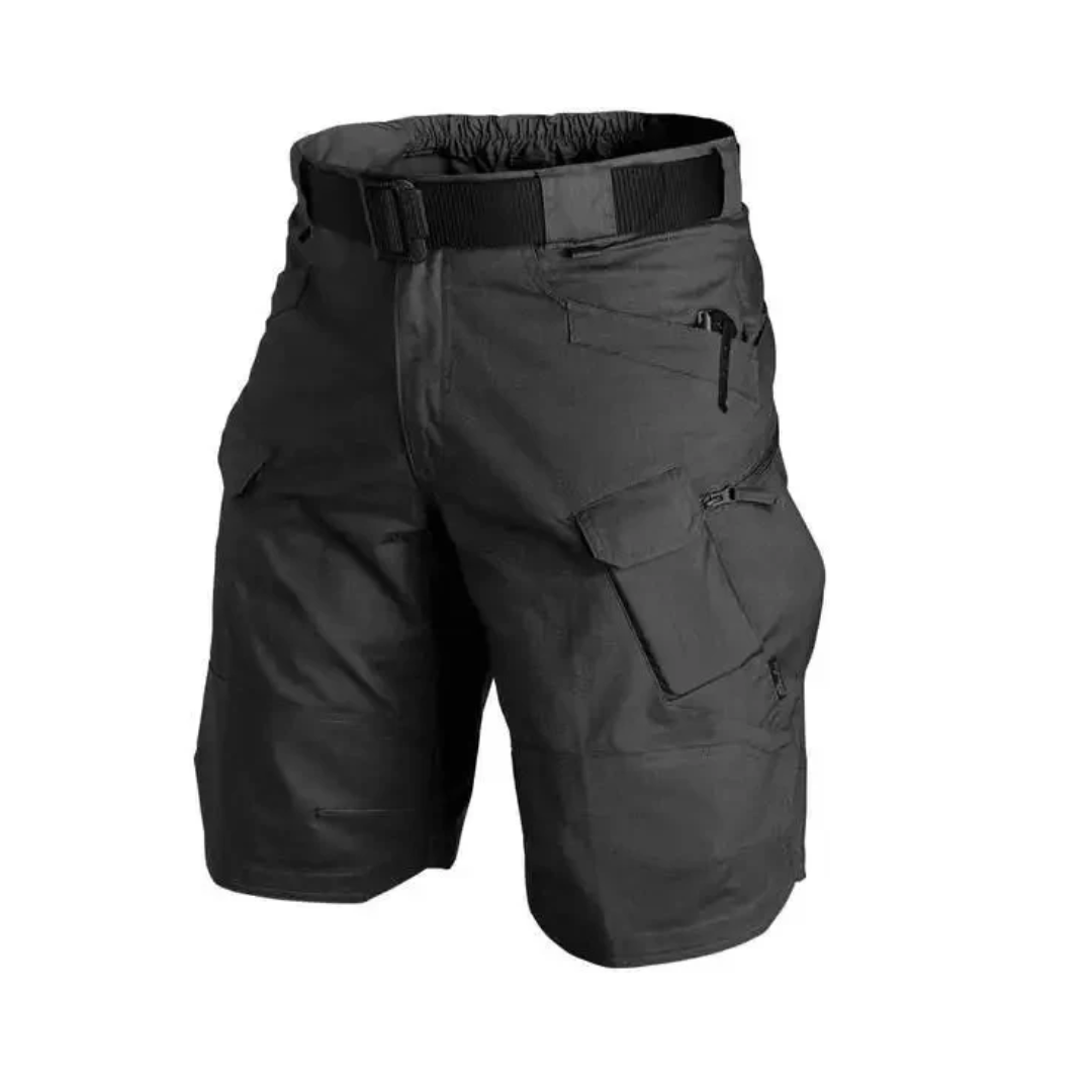 Bequeme Herren Outdoor Shorts mit Reißverschlusstaschen. Perfekt für Wandern & Freizeit im Sommer.
