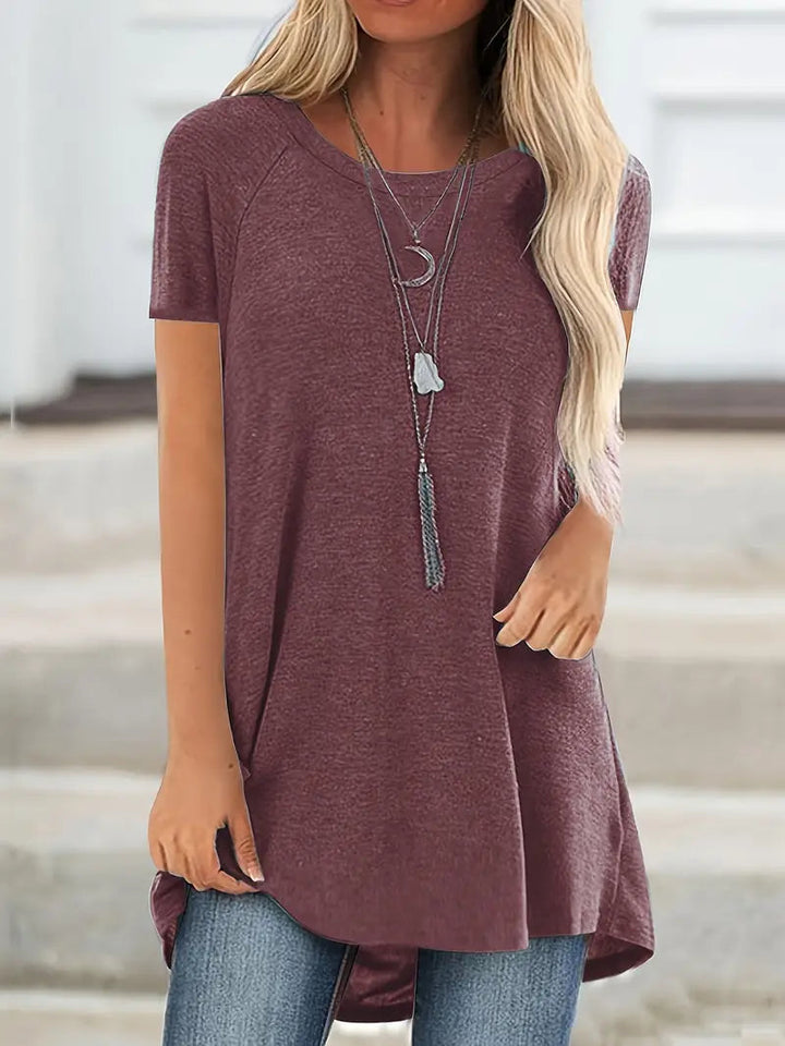 Elegantes und doch lässiges Damen Longshirt, ideal für vielseitige Outfits. Alltagsmode.