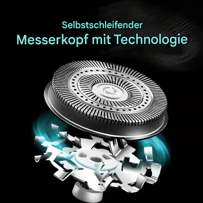 USB-aufladbarer Mini-Elektrorasierer. Dieser Reise-Rasierer ermöglicht eine präzise Nass- & Trockenrasur überall.