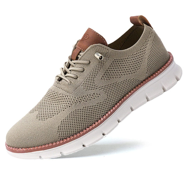 Braune Freizeitschuhe Dominic für Herren, Komfortschuhe für Alltag und lässige Mode.