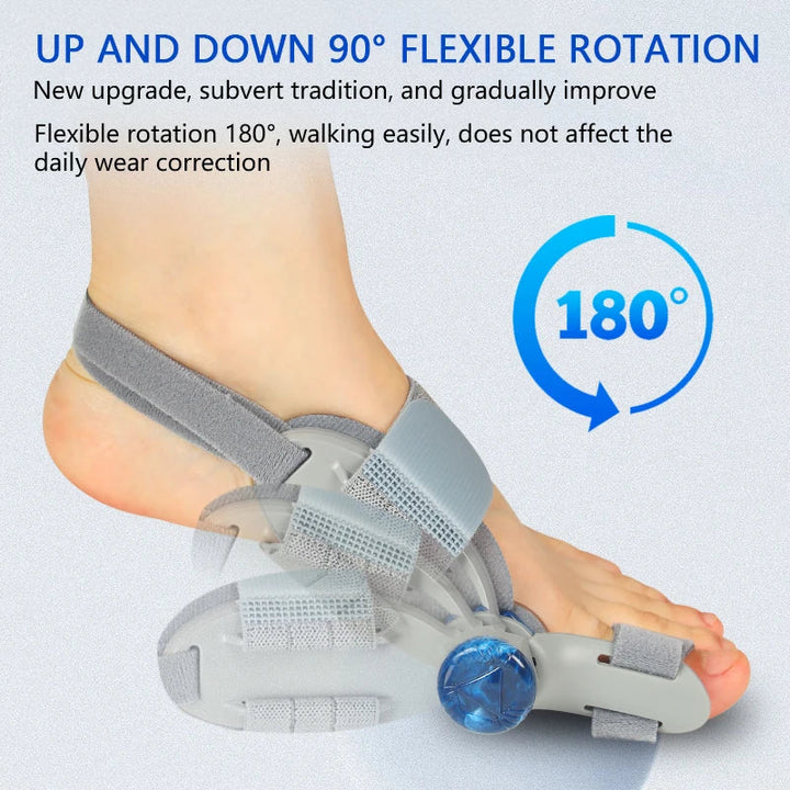 Orthopädische Hallux Valgus Korrekturschiene aus softem Material für Schmerzlinderung und effektive Fußpflege.