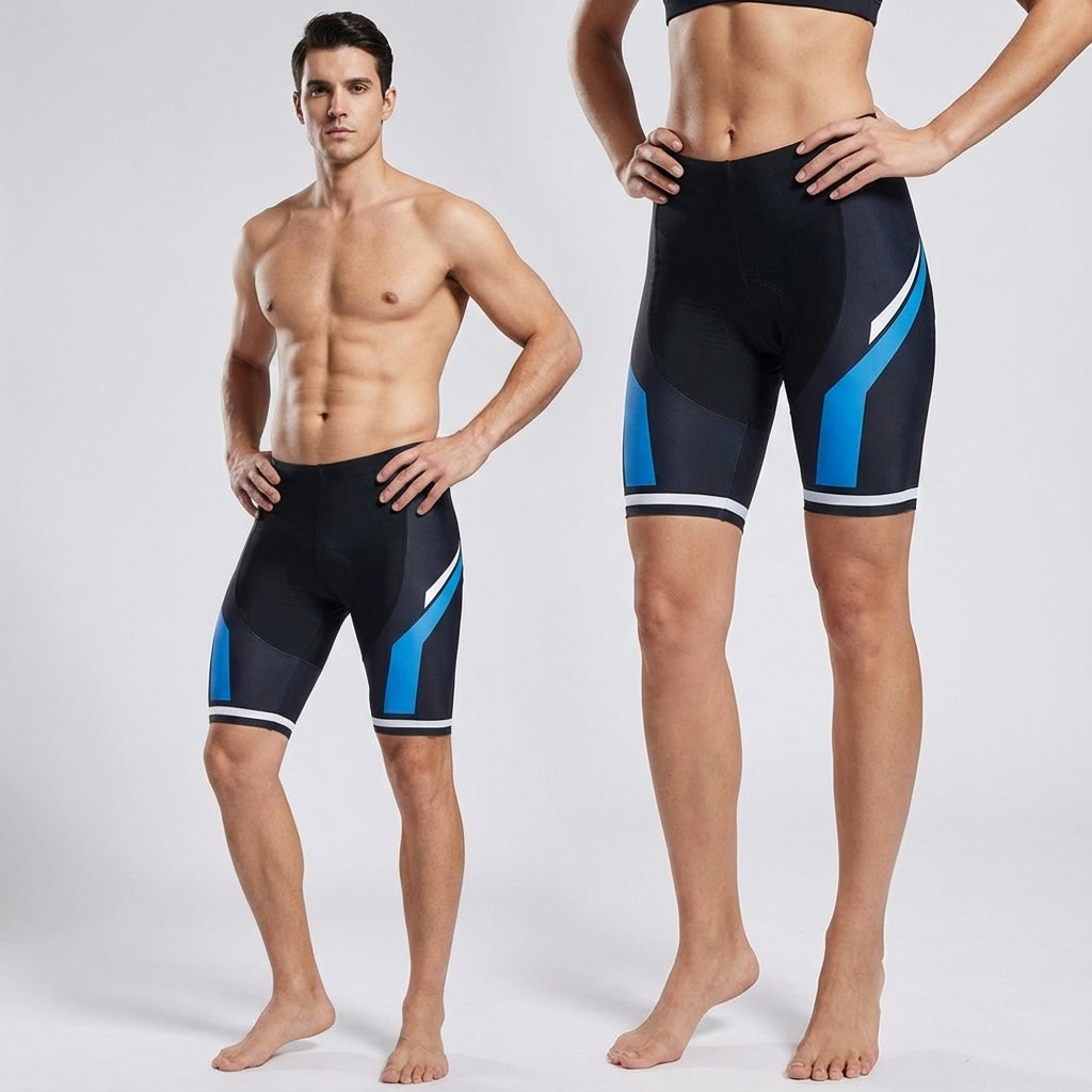 Ergonomische Unisex Radhose Casey mit atmungsaktivem 9D Gelpolster für lange Touren und Stoßdämpfung.