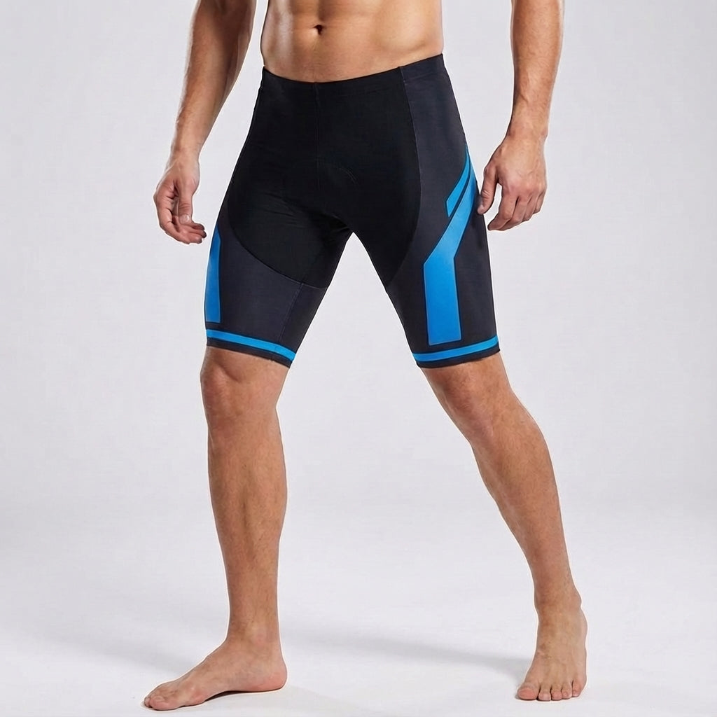 Detailansicht der 9D Gelpolsterung in den Unisex Fahrradshorts Casey für langanhaltenden Sitzkomfort.