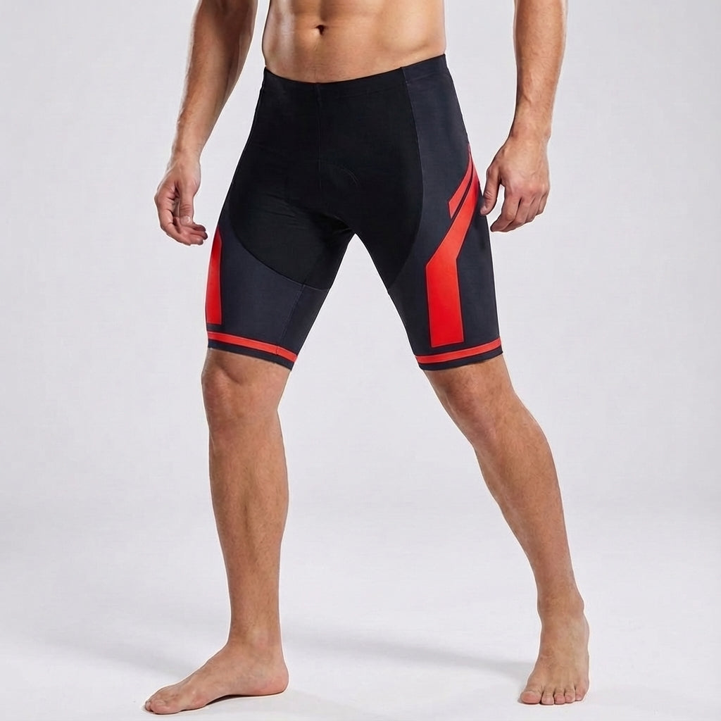 Moderne Unisex Bike-Shorts Casey mit elastischem Bund und 9D Gelpolsterung, vielseitig für Radsport.