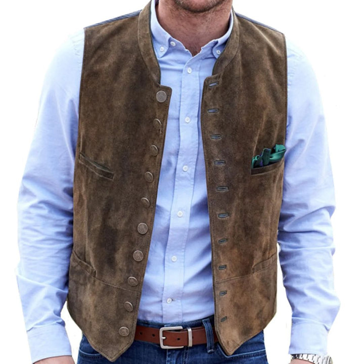 Herren Trachtenweste, die traditionelle Tracht mit modernem, stilvollem Landhausstil vereint.