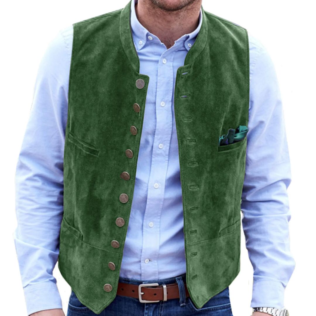 Bequeme Herren Trachtenweste für lange Festtage im traditionellen Design der Trachtenmode.