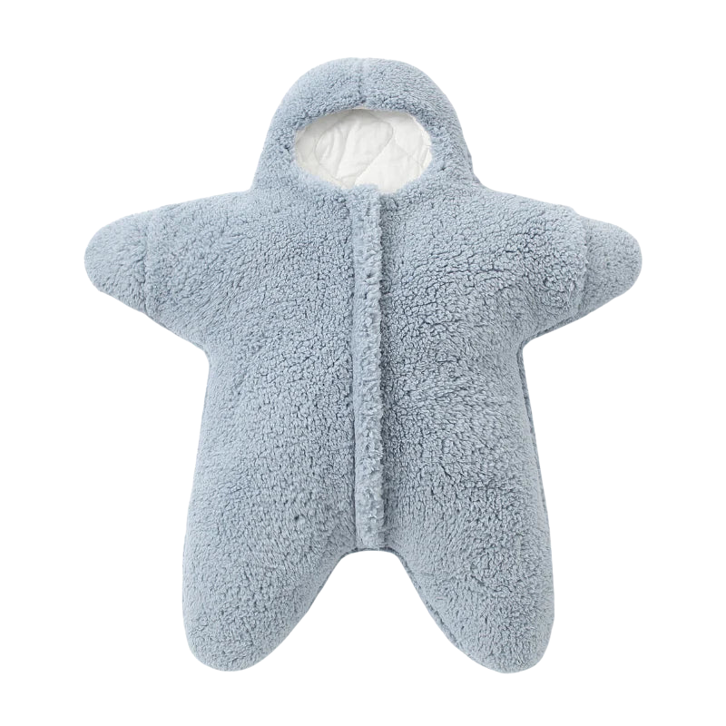 Hautfreundlicher Seestern-Babyschlafanzug, weich & komfortabel, für sicheren Schlaf.