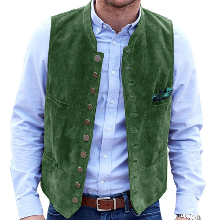 Klassische Herren Trachtenweste, traditionell & bequem, für festliche Trachtenlooks.