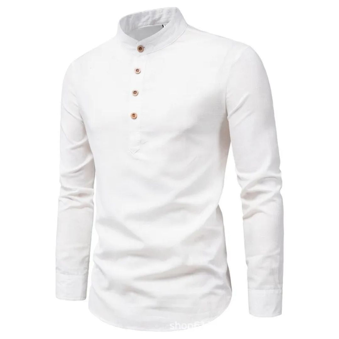 Schickes Herrenhemd im Trachtenstil, Slim Fit. Perfekt kombiniert für traditionelle oder moderne Looks.