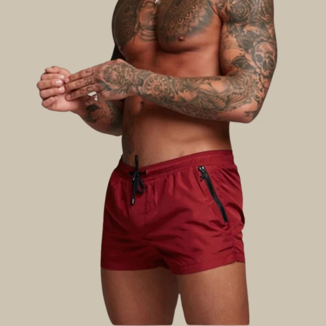 Schnelltrocknende & stilvolle Herren Badehose für Sommer, Strand & Pool. Komfortable Bademode für Männer.