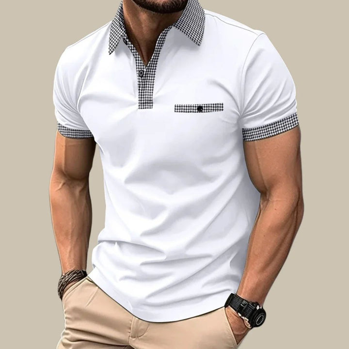 Herren Poloshirt Alejandro – elegant, bequem & kurzärmlig. Perfekt für Sommer, Freizeit & Business Casual.