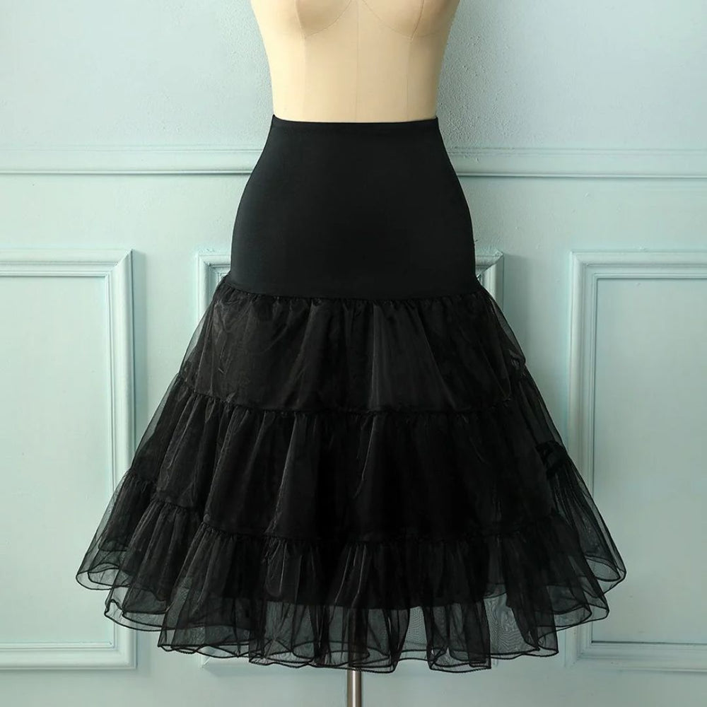 Mehrlagiger Damen Tüll Petticoat für voluminöse Röcke, perfekt für Fasching, Partys & besondere Anlässe.