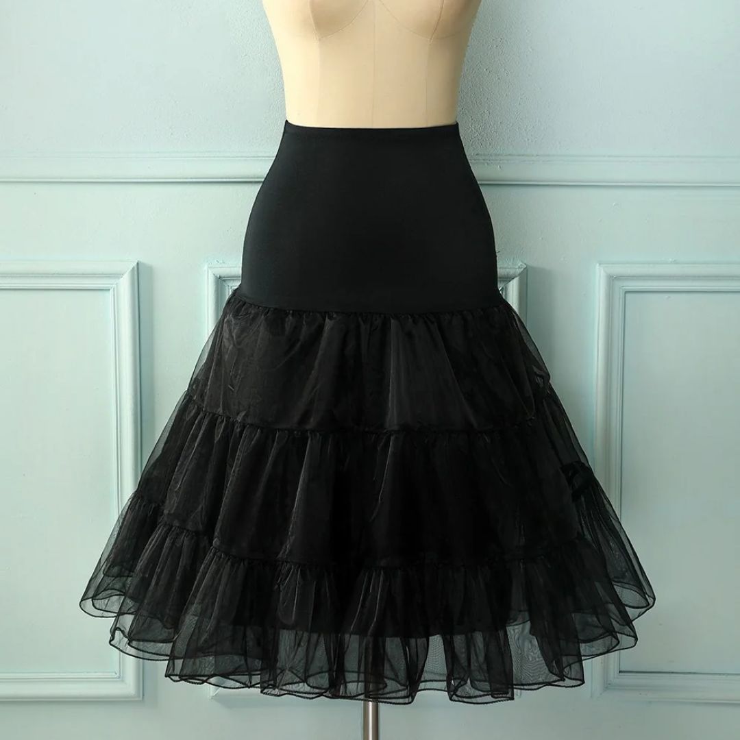 Mehrlagiger Damen Tüll Petticoat für voluminöse Röcke, perfekt für Fasching, Partys & besondere Anlässe.