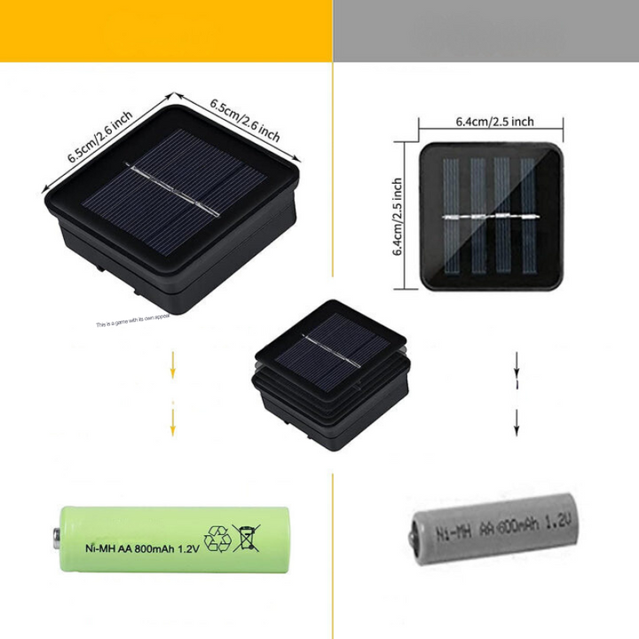 Stilvolle Solar-Lichterkette marokkanischer Art, wasserdicht, für stimmungsvolle Beleuchtung im Außenbereich.