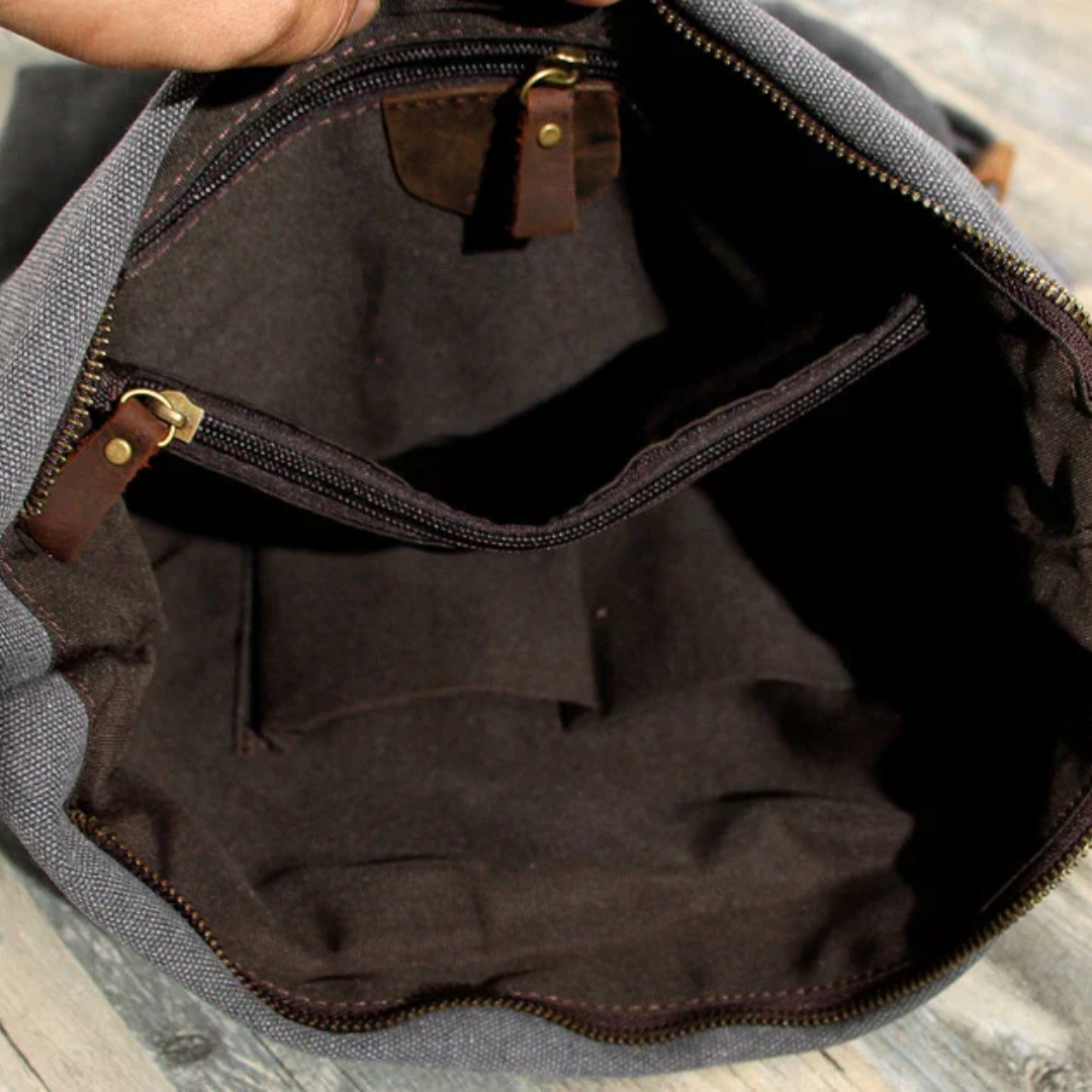 Komfortable SoftEase Unisex Schultertasche, weich & vielseitig, perfekter Alltagsbegleiter, mit Reißverschluss.