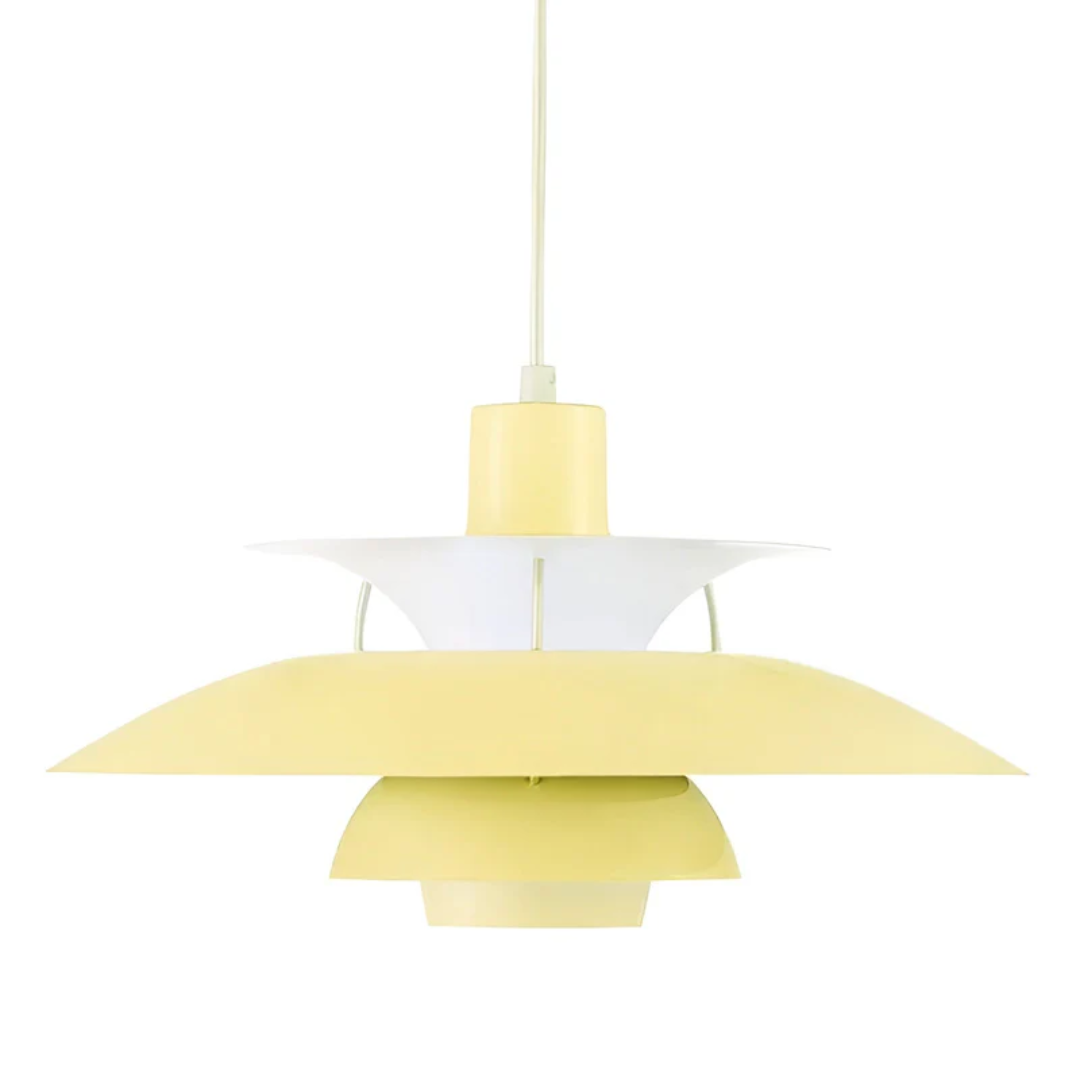 Moderne LED Pendelleuchte in bunten Farben, für eine gemütliche und stilvolle Atmosphäre.