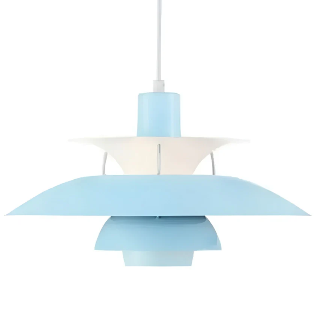 Lebendige bunte LED Pendelleuchte, moderne Akzentbeleuchtung für jeden Raum.
