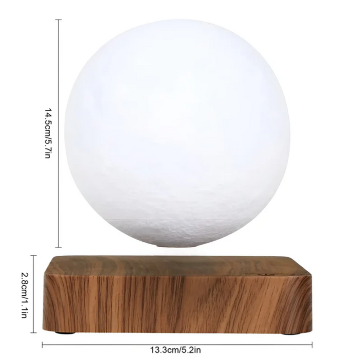 Dekorative schwebende Mondlampe, kabellos & elegant, schafft ein gemütliches Ambiente; ideales Geschenk für Wohnzimmer.