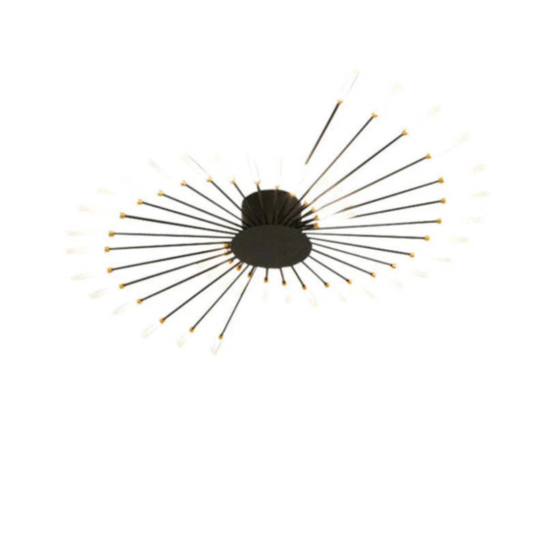 LumenMax goldene LED-Deckenleuchte. Stilvolle, helle Beleuchtung für den modernen Flur.