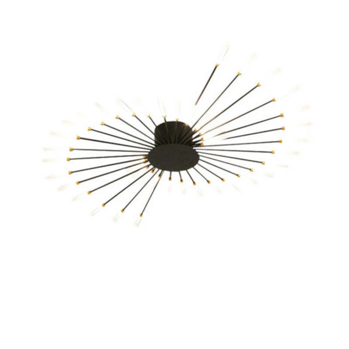 LumenMax goldene LED-Deckenleuchte. Stilvolle, helle Beleuchtung für den modernen Flur.