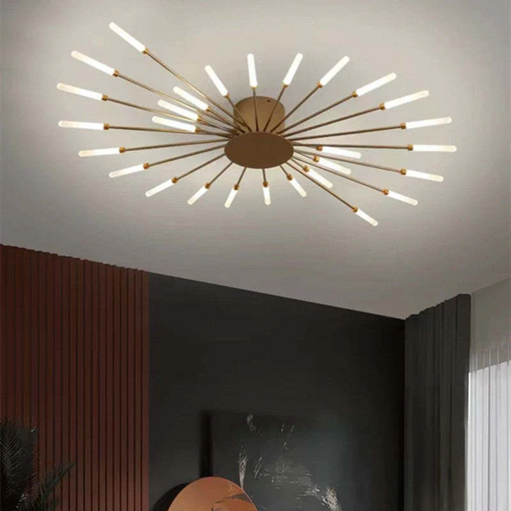 Energieeffiziente schwarze LED-Deckenleuchte LumenMax. Modernes Design für jedes Zuhause.