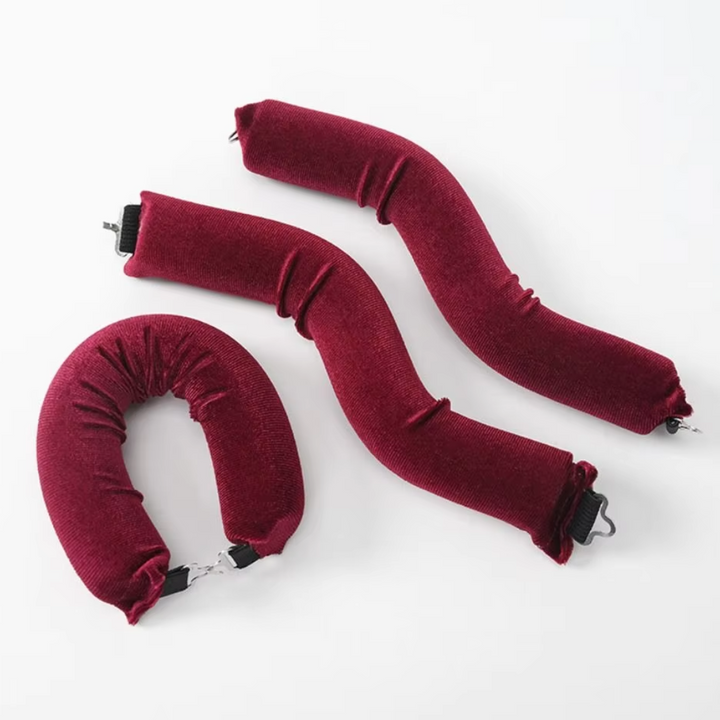 Ergänzung zur Schönheitspflege: Hitzefreies Locken-Set für Damen. Haarpflege und Styling über Nacht.