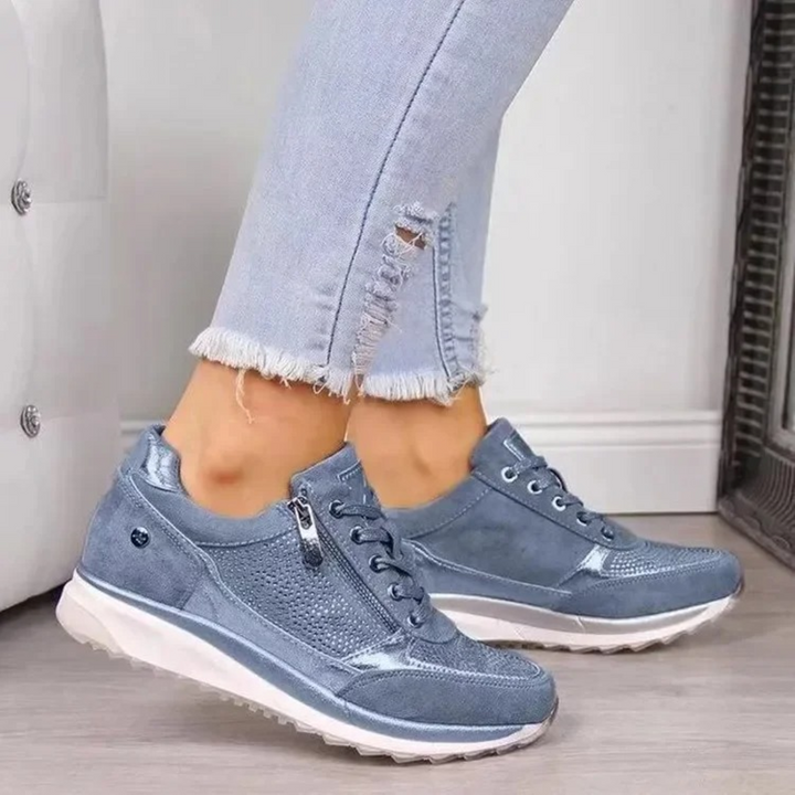 Orthopädische, bequeme SolEase Freizeitschuhe für Damen, wasserdicht und leicht für langen Komfort.