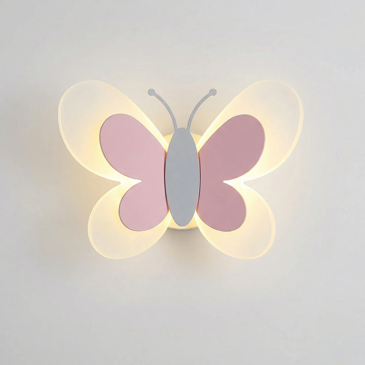 Dekorative Schmetterling LED Wandlampe, Stimmungslicht für Wohn- und Schlafbereiche.