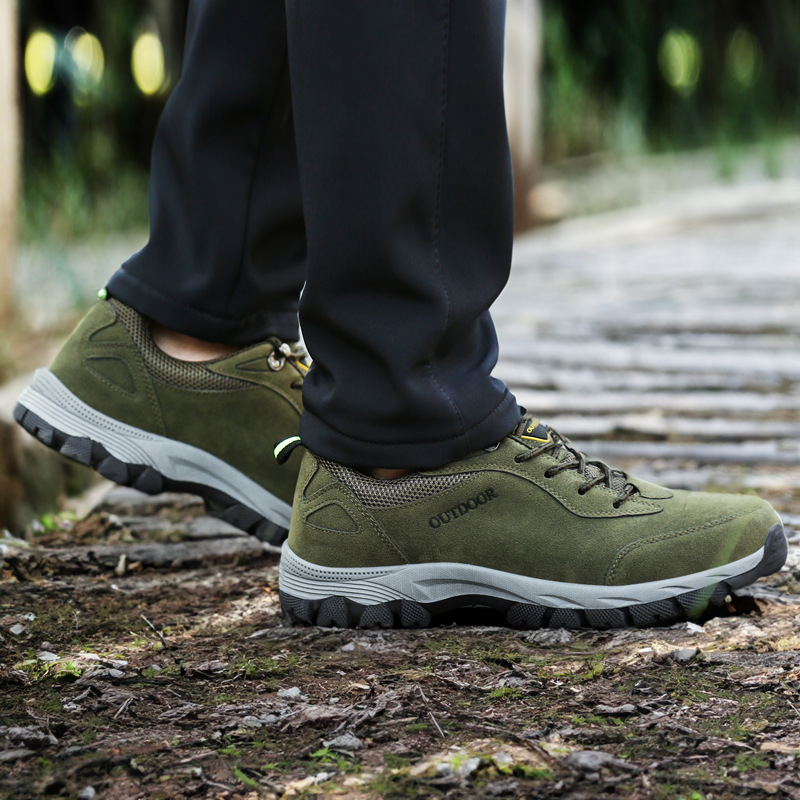 Robuste Herren-Wanderschuhe, atmungsaktiv, für Outdoorsport. Optimaler Komfort & Dämpfung bei Fersensporn.