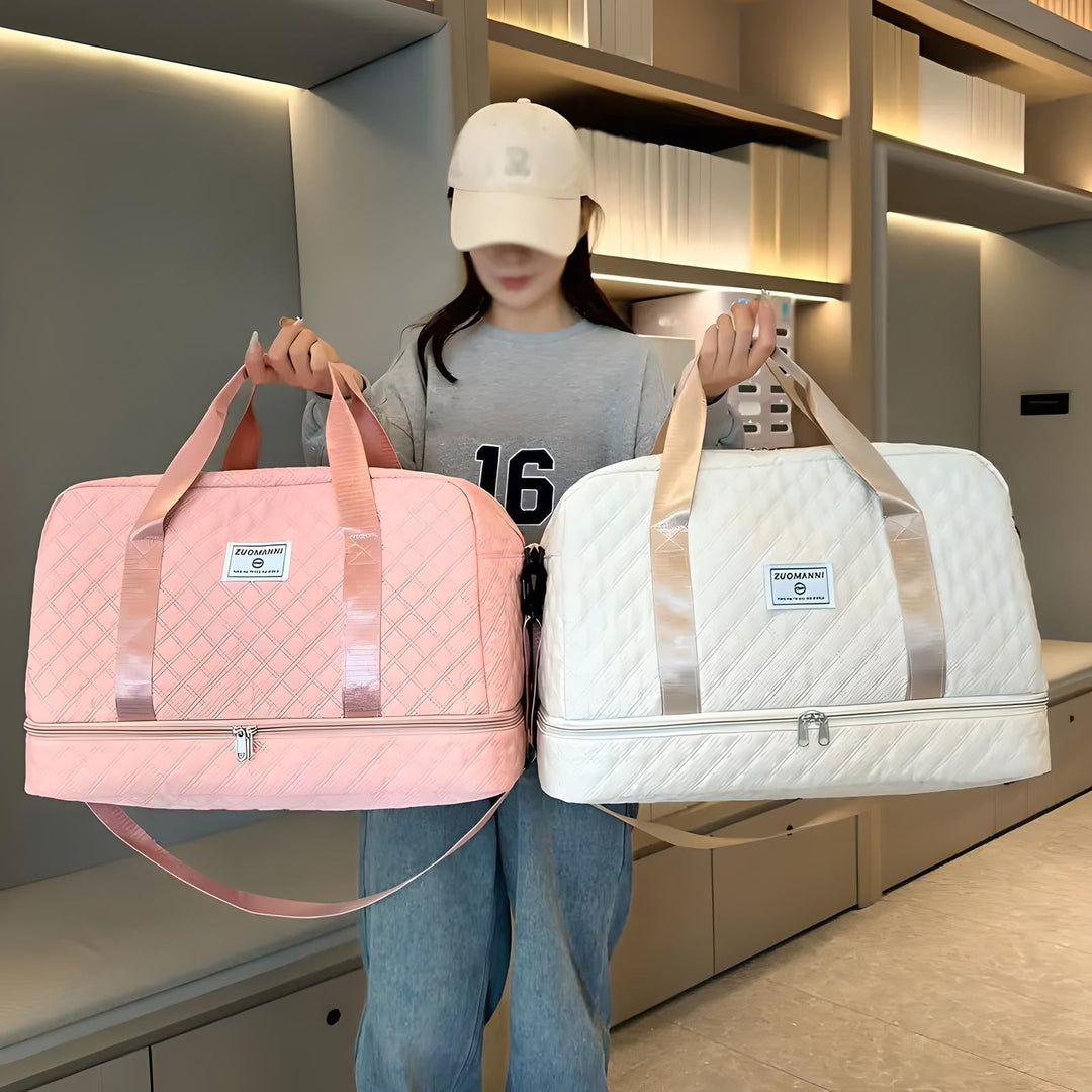 Moderne Damen Reisetasche für Geschäftsreisen und Kurztrips, stilvoll und wasserabweisend.
