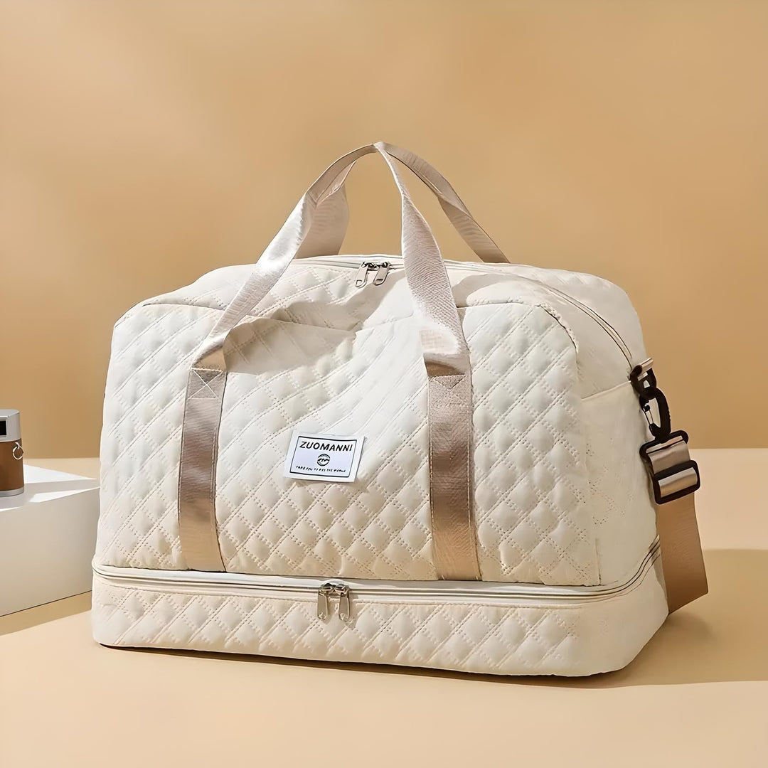 Wasserabweisende Damen Weekender-Tasche, perfekt für Kurztrips und alle Wetterlagen.