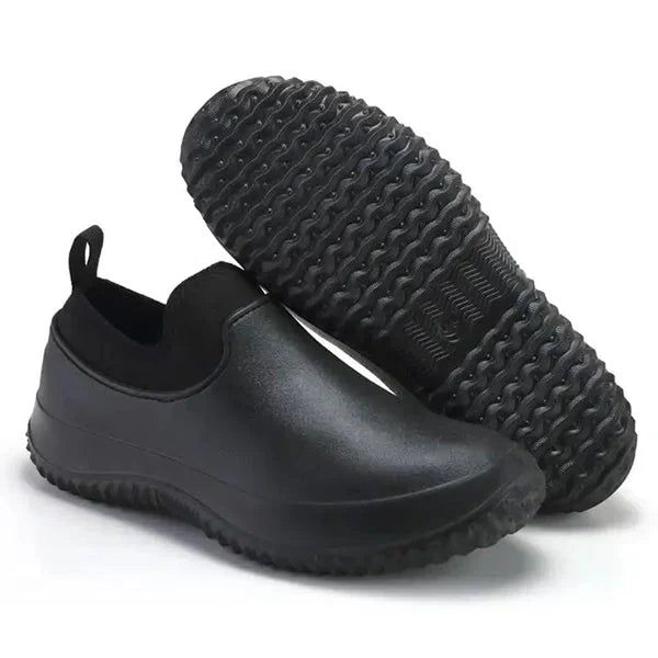 Praktische Lennart Arbeitsschuhe: Wasserdichte Slip-Ons mit Rutschfestigkeit, perfekt für Sicherheit und Komfort.