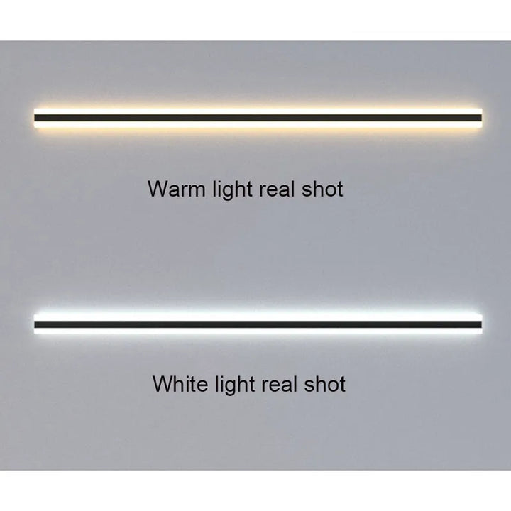 Stilvolle LED Außenbeleuchtung, eine moderne Wandlampe für eine elegante Atmosphäre im Garten.