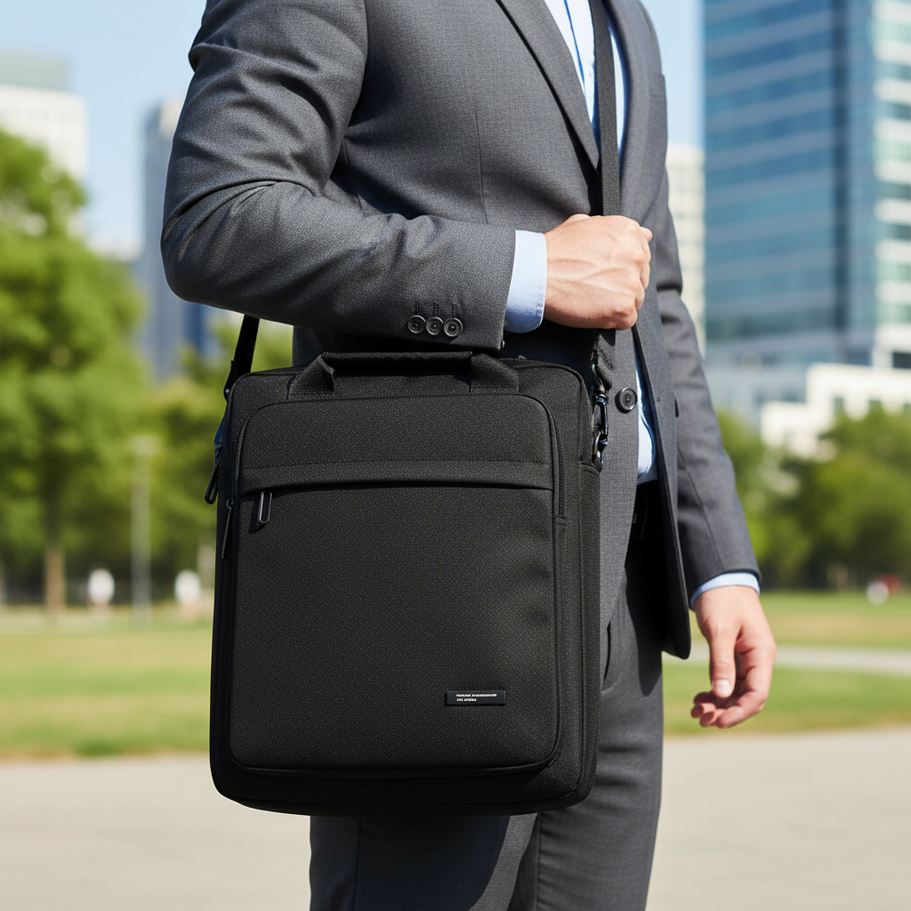 Unisex Business-Rucksack VireoPak, elegant und wasserabweisend, ideal für Pendler und Büro mit Laptopfach.