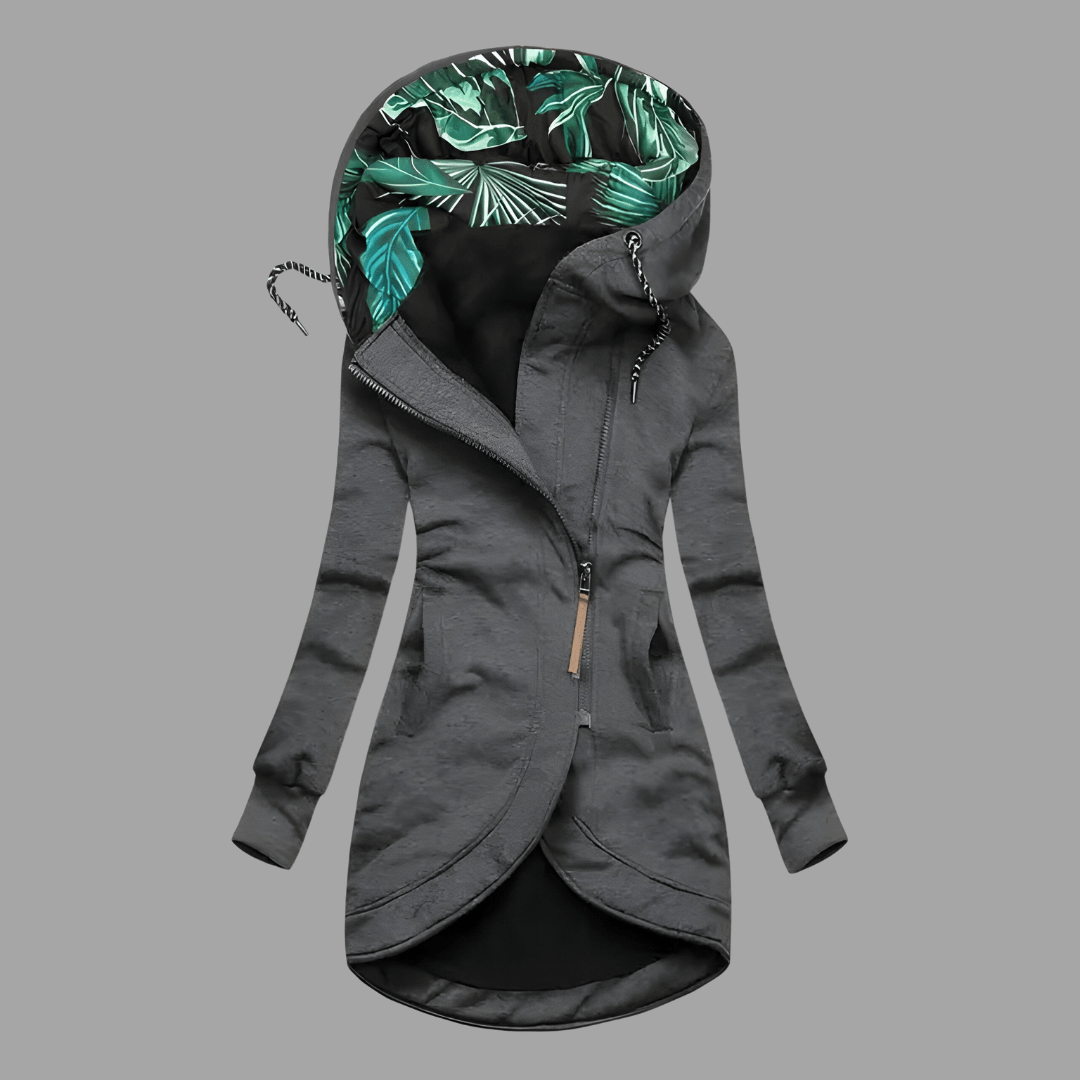 Wetterfester Damen Parka für Herbst & Winter. Warmer, winddichter Mantel mit Kapuze für Outdoor und Freizeit.
