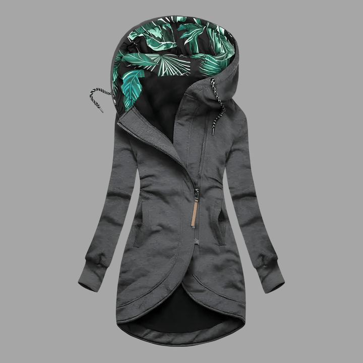 Wetterfester Damen Parka für Herbst & Winter. Warmer, winddichter Mantel mit Kapuze für Outdoor und Freizeit.