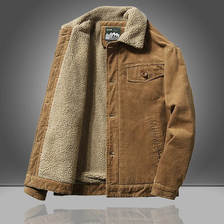 Vielseitige, legere Herren Freizeitjacke elvoria mit warmem Futter. Perfekt als Übergangs- & Winterjacke.