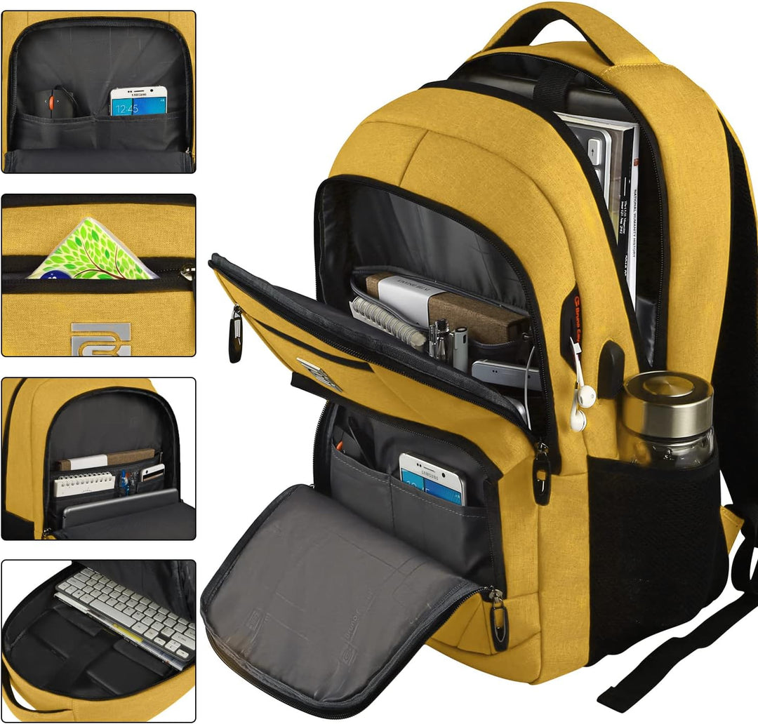 SmartBack Rucksack: wasserdicht, mit Anti-Diebstahl-Tasche & USB-Anschluss für sichere Reisen.