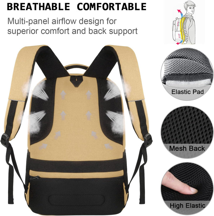 Wasserdichter Schulrucksack SmartBack mit integriertem USB-Anschluss zum Laden.