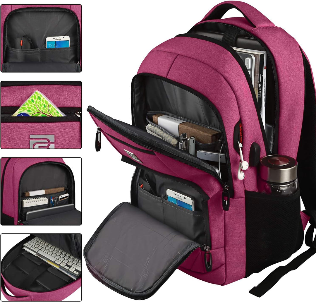 SmartBack: wasserdichter Reiserucksack mit ergonomischen Gurten & USB-Ladefunktion.