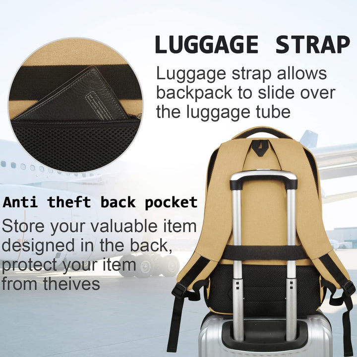 Vielseitiger SmartBack Rucksack, wasserdicht, mit Anti-Diebstahl-Merkmalen.