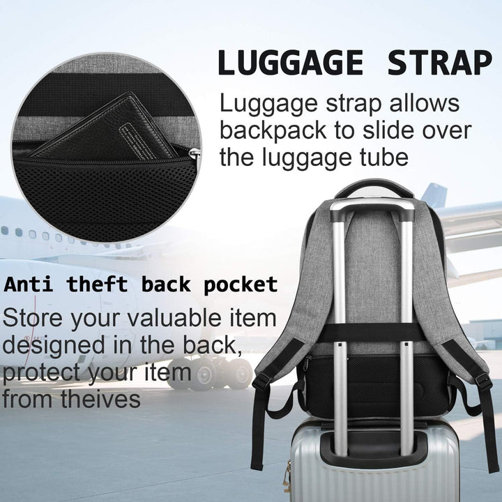 Robuster Reiserucksack SmartBack, wasserdicht, schützt Laptop & Wertsachen sicher.